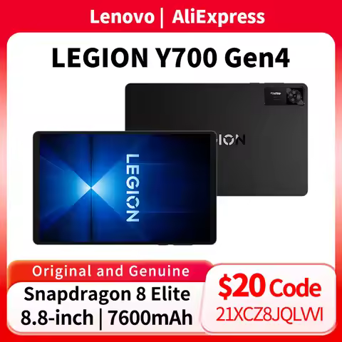 Lenovo Legion Y700 4th Gaming Tablet Snapdragon 8 Elite Copper Vapor Chamber Cooling 16GB RAM + 1TB 