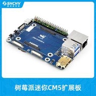 派CM5擴展板Raspberry Pi Compute Module 5核心板底板帶網口