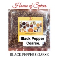 Black Pepper Coarse/Lada Hitam Kasar (50g, 100g, 200g)