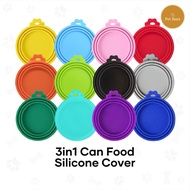3 in 1 Can Food Silicon Cover | Reusable Can Lid Cover