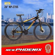 Sepeda Gunung MTB Phoenix NP-2705 26 inch (MASIH SAMA SEKALI BELUM DIRAKIT)
