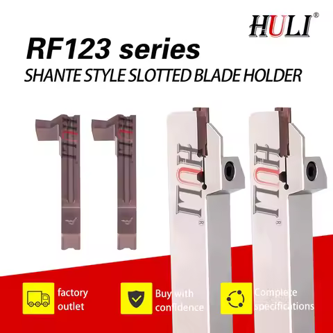 RF/LF123 Series CNC Lathe RF123E1212J-2D24 LF123J2525M-5T25 Outer circular blade holder Slotting Too