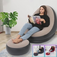 Inflatable Leisure Bean Bag Sofa Lazy Sofa Set Outdoor Foldable Recliner Bed Fluffy Seat Tatami Foot