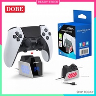 【Same Day Delivery】GDZone DOBE RGB Controller Charger Dock For PS5 DualSense Edge/PS5 DualSense Cont