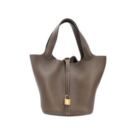 不議價 【9.8新 二手】  Hermès  PICOTIN LOCK 22 水桶手袋