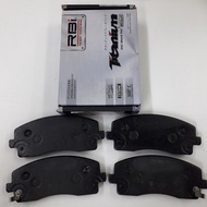 (RBI R3786) (WORKS TEMP 500°C) FRONT BRAKE PAD TITANIUM METALLIC PROTON EXORA BOLD TURBO 1.6 4PCS SE