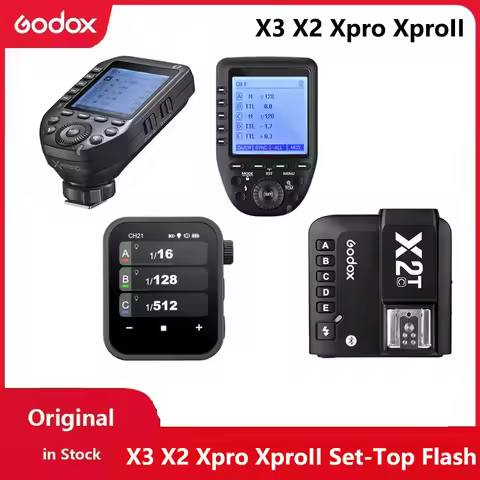 Godox X3 X2 Xpro XproII Set-Top Flash Flash Trigger TTL 1/8000s HSS LCD Screen for Canon Nikon Sony 