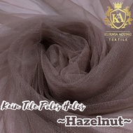 Kain Tile Polos Halus Jatuh Meteran Mewah Bahan Gamis Wanita Kekinian Soft Tulle Rok Tutu Dress Gaun