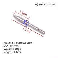 12pcs ID4.2 mm DIY 70 80 90 100 110 120 Grain Stainless Steel Bullet Point Tip Arrow Head Accessory