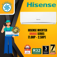 [INSTALLATION] HISENSE 1.0HP - 2.5HP R32 AIR COND AIKAGS SERIES INVERTER AIRCOND [4-5 Days delivery]