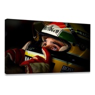 เฟรม Hd พร้อม Ayrton Senna หมวกกันน็อค Frameless