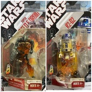 STAR WARS 30th Anniversary SUPER BATTLE DROID / R2-D2 3.75” figures