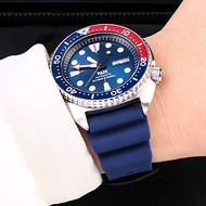 22Mm Diving Ruer Strap For Seiko Watch SKX007 PROSPEX SRP777J1 No.5 Water Ghost Abalone Men Sport Silicone Watchb