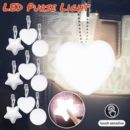 Purse Heart LED Light Handbag Lamp Automatic Motion Activated Purse Heart Shaped Light for Women Bah