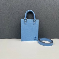 LV路易威登 藍色epi水波纹mini琴譜包