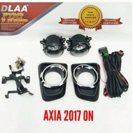 DLAA Perodua Axia 2017 Standard E/G Fog Lamp (Chrome)