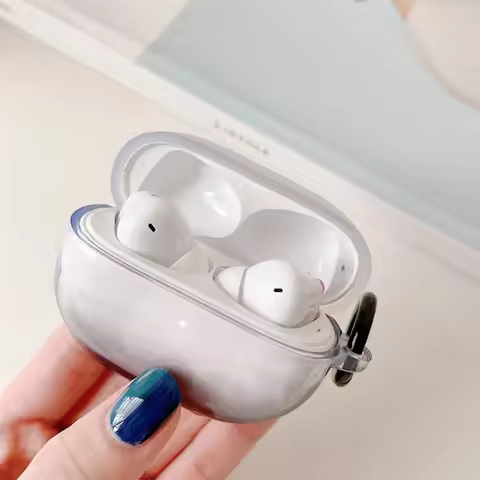 For Xiaomi Redmi Buds 5 Pro Case Gradient Colorful Transparent Soft Silicone Headphone Case Earphone