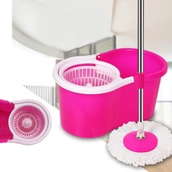 LS Magic spin mop 2heads 360 Easy Magic Floor Spin Mop Microfiber Rotating Head