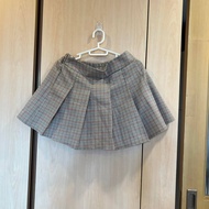 Korean Plaid Short Skort Pre Loved