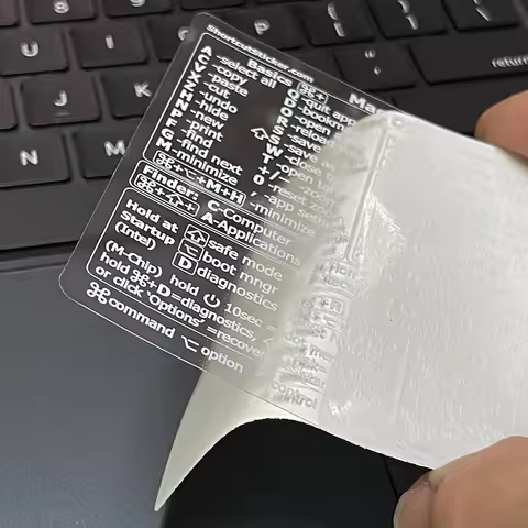 Windows/Mac OS Shortcuts Laptop Office Software Waterproof Stickers