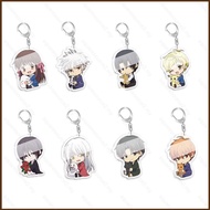 SQ2 Fruits Basket Keychain Anime Acrylic Bag Pandant Keyring 6cm Honda Tohru Sohma Kyo Sohma Yuki Ke