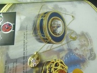 十九世紀 18K/750 實金 古董照片盒吊墜 連9K/375 實金鏈 背刻 a best friend is like a four leaf clover hard to find lucky t