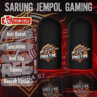 Game Thumb Covers 2pcs 1 Pair Anti-Wet Rensponsive Sensitive Touchscreen Anti-Slip Gaming Mobile Fre