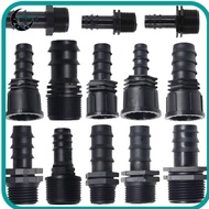 APPEAR Garden Hose Barb Connector, PE 16mm 20mm 25mm Screw Joint, Female Male Thread 1/2 3/4 To 1/2 