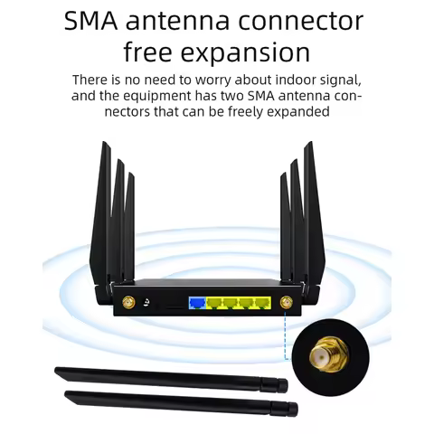 5G CPE WiFi 6 Router Gigabit Plug and Play Heat Dissipation Dual Band WiFi Multiple Sharing WiFi 6 E