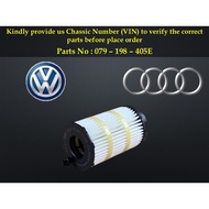 Audi - R8 A4 A6 A8 S5 S6 S7 RS4 Q7 4.2L 5.2L Oil Filter 079-198-405E