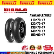 YEAR 2026 PIRELLI DIABLO ROSSO SPORT TYRE TAYAR TIRE 110/70-17 120/70-17 130/70-17 140/70-17 150/60-