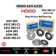 HOGO 6211 6212 6213 6214 6216 6220 2RS/C3 Deep Groove Ball Bearings
