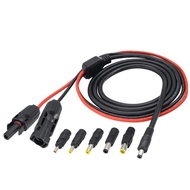 [Batch Over 2] 18AWG Solar Panel Cable MC4 Photovoltaic Connector to DC5521/7909/6530 Adapter