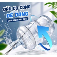 Water Bottle Cleaning Brush Stainless Steel Handle 40cm 360 Curved Head | Water Bottle Cleaner 19L 2