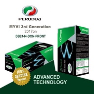 Trestor Brake - Front Brake Pad Metallic Plus [db2444don] - Myvi 3rd Generation