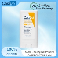 CeraVe Sunscreen Stick SPF50 | Invisible Under Makeup Oil Free Non Comedogenic Dermatologist Develop