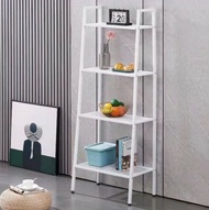 Rak Besi Serbaguna 4 Susun Tingkat Ringan Anti Karat Anti Goyang Tebal Kuat Putih / Kuning Ikea