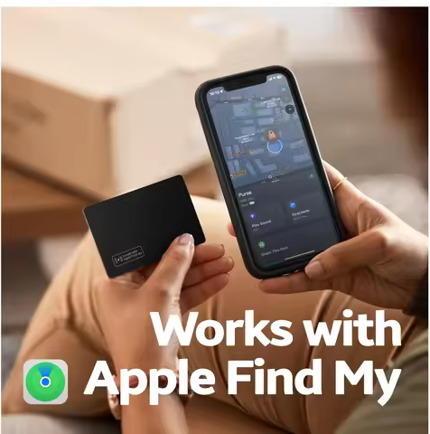 Wireless Charger Charging Tracking Card Wallet Locator Smart Mini Tag for Iphone Device Find My Tag 