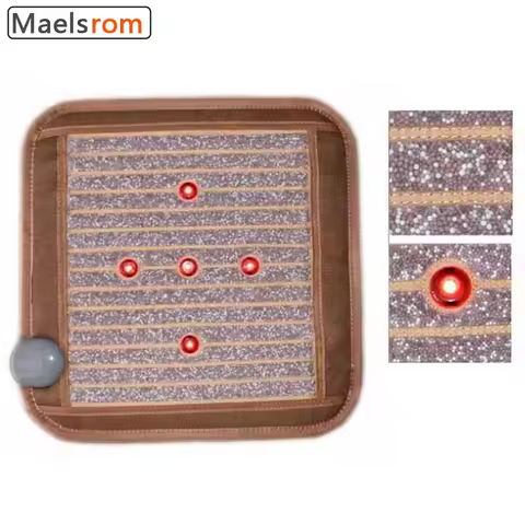 Far Infrared Photon Therapy Magnetic Bio Amethyst Massage Mattress Relief The Pain Heating Mat Negat