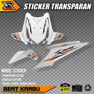 Honda Beat Carburetor Striping Sticker - Motorcycle Accessories Sticker Super Glossy Transparent Material