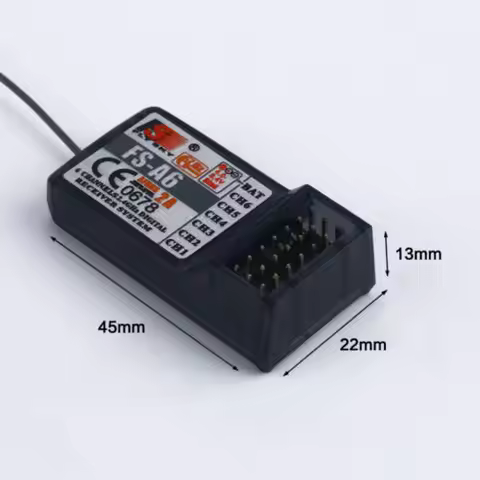 New 1pcs FlySky FS-A6 2.4G 6 Channel AFHDS 2A Signal Receiver Perfect Match For Multifunctional RC R