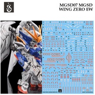 [COPY GHOST]  MGSD07 MGSD WING ZERO EW GUNDAM WATER SLIDE DECAL