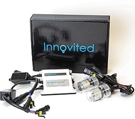 Innovited 55W AC HID bundle with (1 Pair) Slim Ballast and (1 Pair) Xenon bulb 9006 Purple