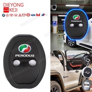 4pcs/set Car Door Lock Cover Protector Silicone Rubber Car Door Lock Buckle Shock Absorber Pad Acces