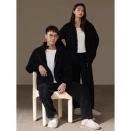 Double-sided Coral Fleece Couple Set -The Sleepwear DESIGNED ITEMS BD02 - Winter home wear set for d