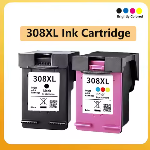 308XL 308 Ink Cartridge Compatible For HP308 For HP Envy 6110e 6120e 6130e 6165e 6520e 6530e DeskJet