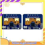 【W】2Pcs 24G MmWave HLK-LD2410C Human Presence  Sensor Motion Detection Module