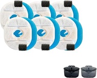 Zofula 6 Pack Replacement Filters for 0.9gal/115oz/3.4L Cat Water Fountain Multi-layer Filtration In