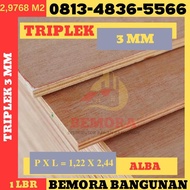 Triplek 3 Mm Cor Alba Uk 122 X 244 (Harga Grosir &amp; Free Ongkir)