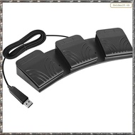 [L W H Y] PC Triple Foot Switch Keyboard Pedal Customized Combination Key PC Game Foot Pedal for PC 